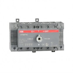 Διακόπτης Φορτίου μεταγωγικός 1/0/2 τετραπολικός 80Α OT80F4C - ABB