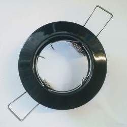 Σπότ χωνευτό στρογγυλό MR16 - Μάυρο - aca