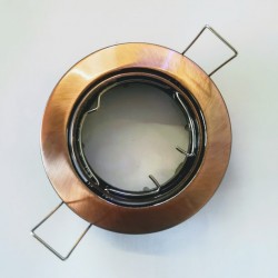 Σπότ χωνευτό στρογγυλό κινητό MR16 - Χάλκινο - aca