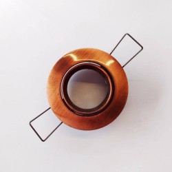 Σπότ χωνευτό στρογγυλό κινητό MR11 - Χάλκινο - aca