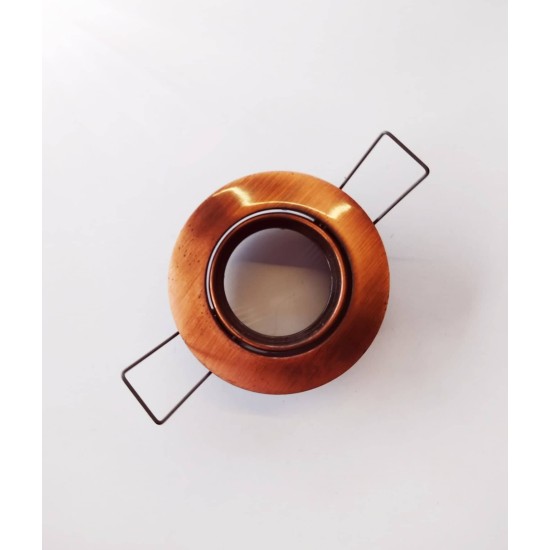 Σπότ χωνευτό στρογγυλό κινητό MR11 - Χάλκινο - aca