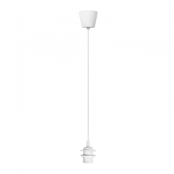 Αναρτηση λευκό E27 80cm  - aca  