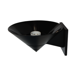 Βάση απλίκας πολυκαρμπονική UFO Ε27 Για ακρυλική μπάλα Φ150mm - 200mm - aca  