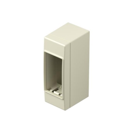 Επιφανειακό κουτί CUBO IP20 1M PW - TEM MODUL