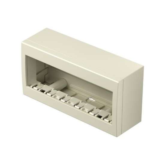 Επιφανειακό κουτί CUBO IP20 6M PW - TEM MODUL