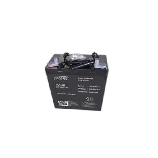 Μπαταρία μολύβδου οξέως AGM - 12V 55Ah / 20hr 16.2Kg - ACA1255 - acaelec
