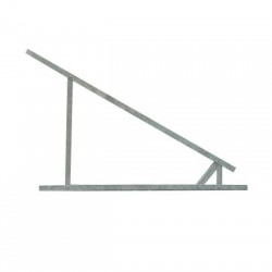 Installation triangle of single PV panel up to 2300mm on flat rooftop - ACATRIANGLESNG - acaelec