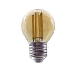 Λάμπα Led Dimmable Κεχριμπάρι νήματος E27 - Σφαιρική 6W 2700K - ALIN6WWDIMAM - Diolamp