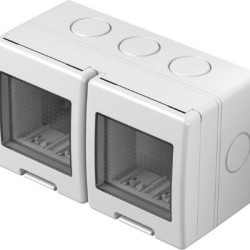 Επιφανειακό κουτί CUBO IP55 2X2M PW - TEM MODUL