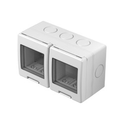 Επιφανειακό κουτί CUBO IP55 2X2M PW - TEM MODUL