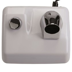 Στεγνωτήρας μαλλιών λευκό μεταλλικό για γυμναστήρια κ αποδυτήρια - 2400W - Ariel Hair - Vama