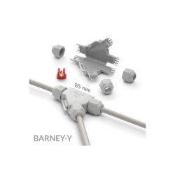 Διακλαδωτήρας με Gel Είσοδο Καλωδίου 1x4 / 1x2.5mm Έξοδος καλωδίου 1x1.5 / 1x2.5 / 88x55x22 / BARNEY-Y - Raytech