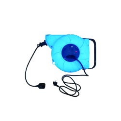 Προέκταση Καρούλι Πλαστικό Κλειστό αυτόματο με θερμικη προστασία 1Πρίζα 3x1.5mm² 15μ+2μ -  acaelec