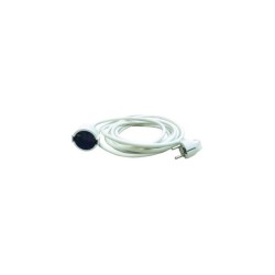 Cable extension 3x1.5mm² 2m white - BEC203X152- aca elec