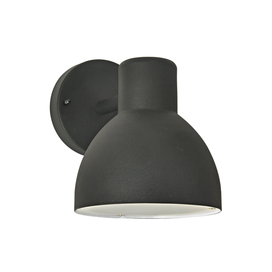 Mini Garden wall luminaire 1xE27 max 10w LED  Steel+PC White Φ150mmx180mm BERO - aca