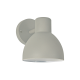 Mini Garden wall luminaire 1xE27 max 10w LED  Steel+PC White Φ150mmx180mm BERO - aca