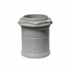 Σύνδεσμος σωληνών - Κυτίων Φ16 Γκρί IP67 - BK16 - aca elec