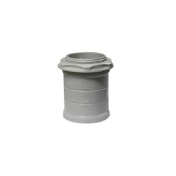 Σύνδεσμος σωληνών - Κυτίων Φ16 Γκρί IP67 - BK16 - aca elec