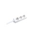 Multiple 3 sockets with cable 3x1.5mm / 3m white - BMS20C33  - aca elec