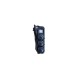 Multiple 2 sockets with switch On-Off & Rubber cable 3x1.5mm / 1.5m Black IP44 - BMS44CS215  - aca elec