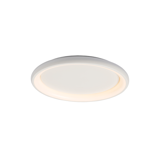 Ceiling light LED 34W 3000k 2330lm Metal + Aluminium + PMMA  / Mat white + Opal D41XH8,5CM  DIANA - acadecor
