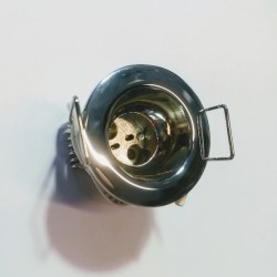 Σπότ χωνευτό στρογγυλό G4 - Νίκελ - aca