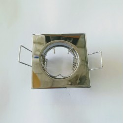 Σπότ χωνευτό τετράγωνο MR11 - Νίκελ - aca