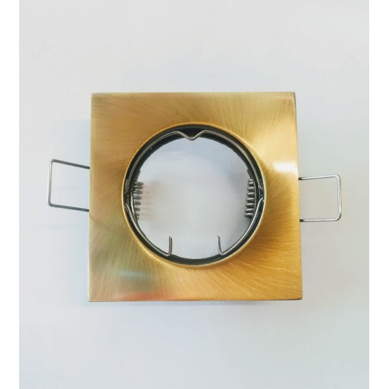 Recessed square spot luminaires - Bronze MR16 - aca