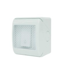 Μπουτόν κουδουνιού λευκό εξωτερικού χώρου 230V -  PushBell SCS 230V - Sentinel