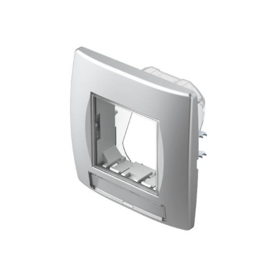 Σέτ πριζών με πλάκα επιγραφής για χρήση σε χώρους με υγρασία IP44 2M PW TEM MODUL