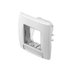 Σέτ πριζών με πλάκα επιγραφής για χρήση σε χώρους με υγρασία IP44 2M PW TEM MODUL