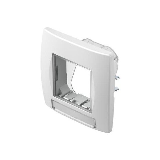 Σέτ πριζών με πλάκα επιγραφής για χρήση σε χώρους με υγρασία IP44 2M PW TEM MODUL