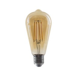 Λάμπα Led νήματος κεχριμπάρι ST64 E27 - 10W 2700K - CONDI10WWAM - Diolamp