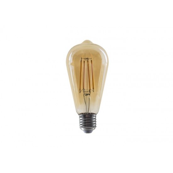 Λάμπα Led νήματος κεχριμπάρι ST64 E27 - 8W 2700K - CONDI8WWAM - Diolamp