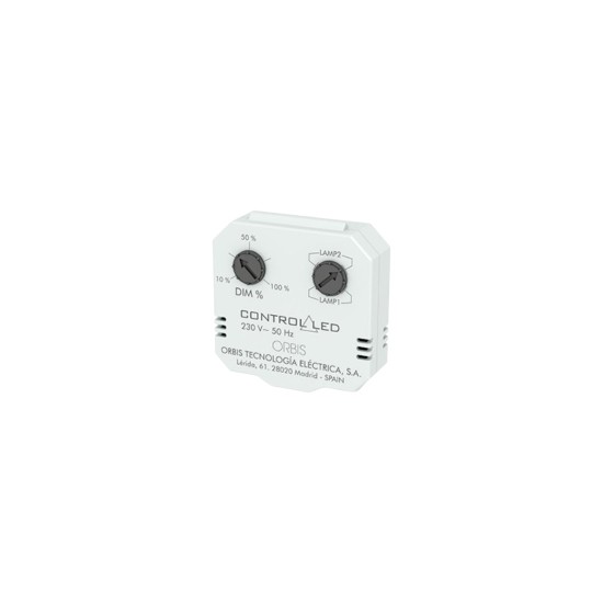 Control Dimmer LED 100W Ρυθμιστής στάθμης προκαθορισμένων επίπεδων CONTROL LED - ORBIS