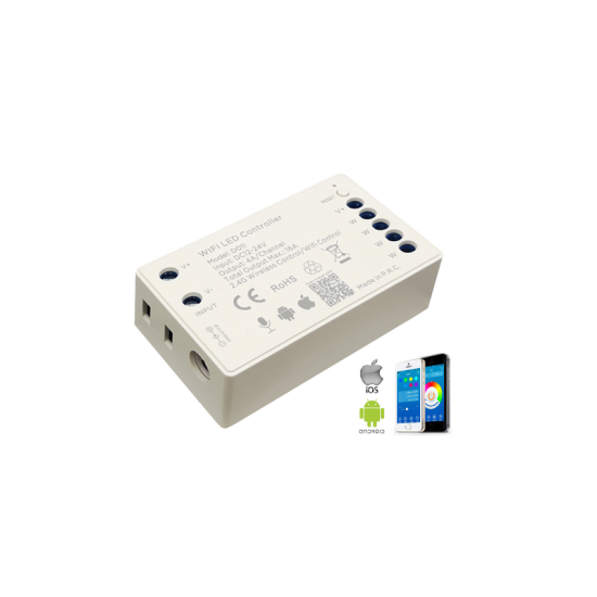 Dimmer LED Wi-Fi TUYA LED 16A 12VDC > 192W / 24V DC >348W - ACA