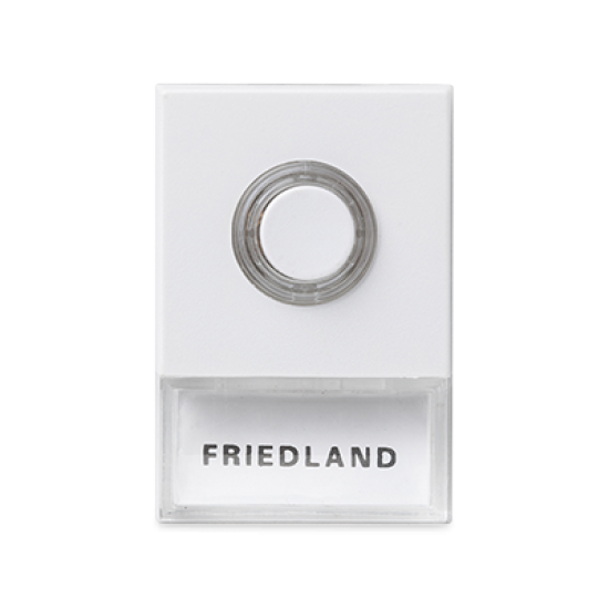 Μπουτόν κουδουνιού λευκό - Φωτιζόμενο - D723W - Honeywell Home