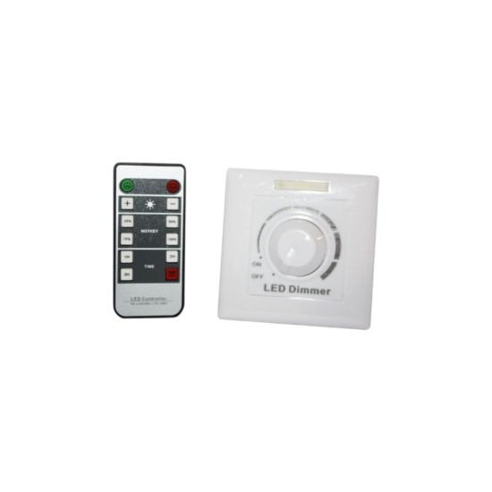 Dimmer τοίχου LED Triac 200W 220V AC & RF REMOTE - DIMMER220 - aca