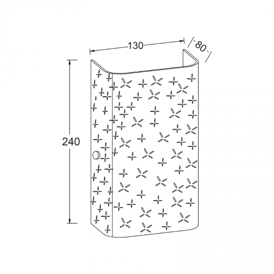 Φωτιστικό επίτοιχο 1xE27 max 60W Γυαλί + Μέταλλο / Αμμοβολή - Διάφανο + Χρώμιο 14Χ24Χ7,5CM SCILLA - acadecor 