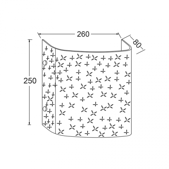 Φωτιστικό επίτοιχο 2xE27 max 60W Γυαλί + Μέταλλο / Αμμοβολή - Διάφανο + Χρώμιο 26Χ25Χ8,5CM SCILLA - acadecor 