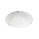 Ceiling light 2xE27 max 60W Glass + Metal / Sandblast - Clear + Chrome Φ30ΧΗ10CM SCILLA - acadecor 