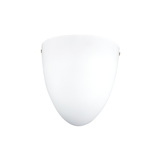 Φωτιστικό επίτοιχο αχιβάδα 1xE27 max 60W Μέταλλο + Γυαλί / Νίκελ + Λευκό 11X21XH20cm TURTLE - acadecor 