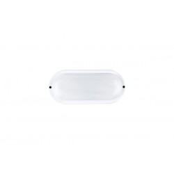 Απλικα LED PC Οβάλ 230x102mm 20W 4000K IP65 Λευκή - DORA2040W -  aca