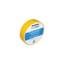 Μονωτική ταινία PVC κίτρινη 0.13mm x 19mm x20yds/18,3m - aca elec