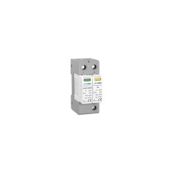 Απαγωγέας υπέρτασης 2 Στοιχείων T2 1P+N - 40kA 440V AC  - acaelec 