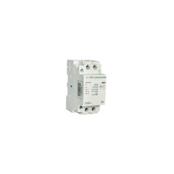 Modular contactor 2 module 2NO 25A 230V AC BACH91 - acaelec 