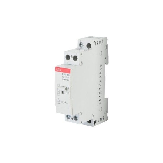 Ρελέ καστάνιας ράγας 1 Στοιχείου - 1NO - 16A  230V~115V - E251-230 - ABB