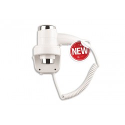 Στεγνωτήρας μαλλιών λευκό/Χρώμιο για ξενοδοχεία -1500W - Elegant Pro-Basic - Vama