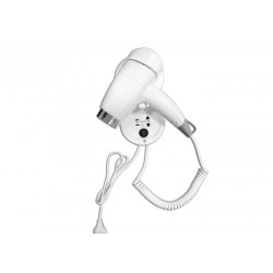 Στεγνωτήρας μαλλιών λευκό/Χρώμιο για ξενοδοχεία -1500W - Elegant Pro-Basic - Vama