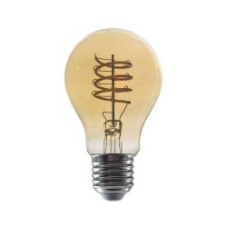 Λάμπα Led νήματος Spiral πορτοκαλί Dimmable E27 - A60 4W 2700K - ELIOR4WWSDIMAM - Diolamp